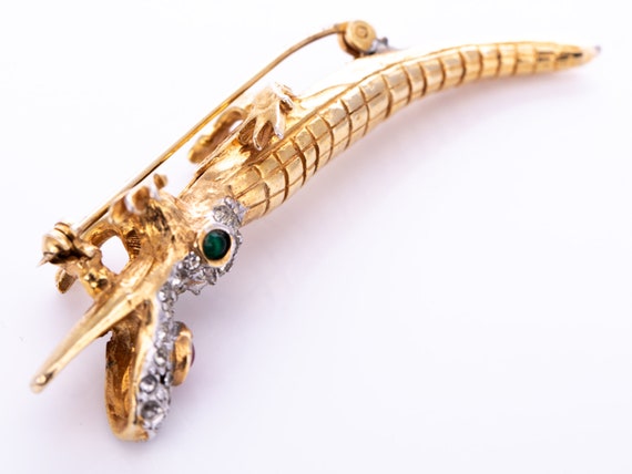 Vintage 1960's Kenneth Jay Lane Figural Alligator… - image 8