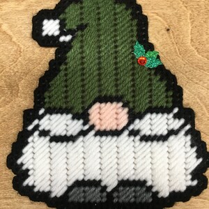 Plastic Canvas Gnome Magnet