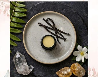 Guía para elaborar bálsamo labial: descarga digital. No se enviará ningún producto físico.