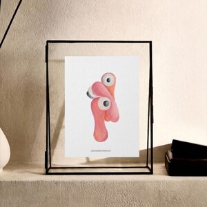 Abstract "Satisfyer" Trio - Digital Art Print | Surreal Modern Art | Instant Download Printable Poster image 3