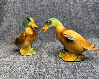 MCM Royal Copley Paar Keramik Stockenten Enten.