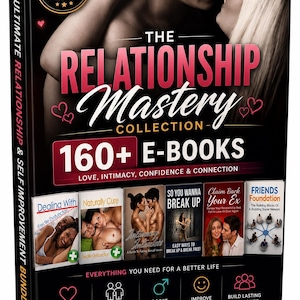 Peut inclure: Ensemble ultime de développement personnel et de relations, avec la collection Relationship Mastery, comprenant plus de 160 e-books. La couverture montre un couple s'embrassant, avec du texte sur l'amour, l'intimité et la confiance.