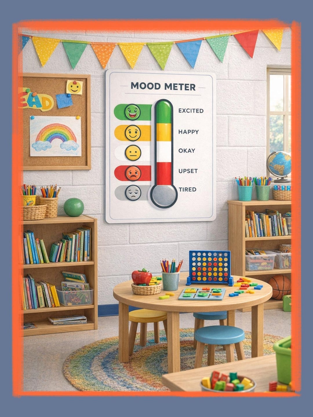 Emotional Regulation Thermometer Poster | Feelings Chart | Calm Down ...