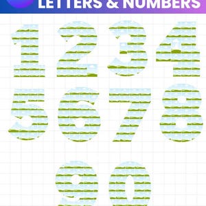 Photo Collage Letters & Numbers Canva Template: Memorial Photo Collage ...