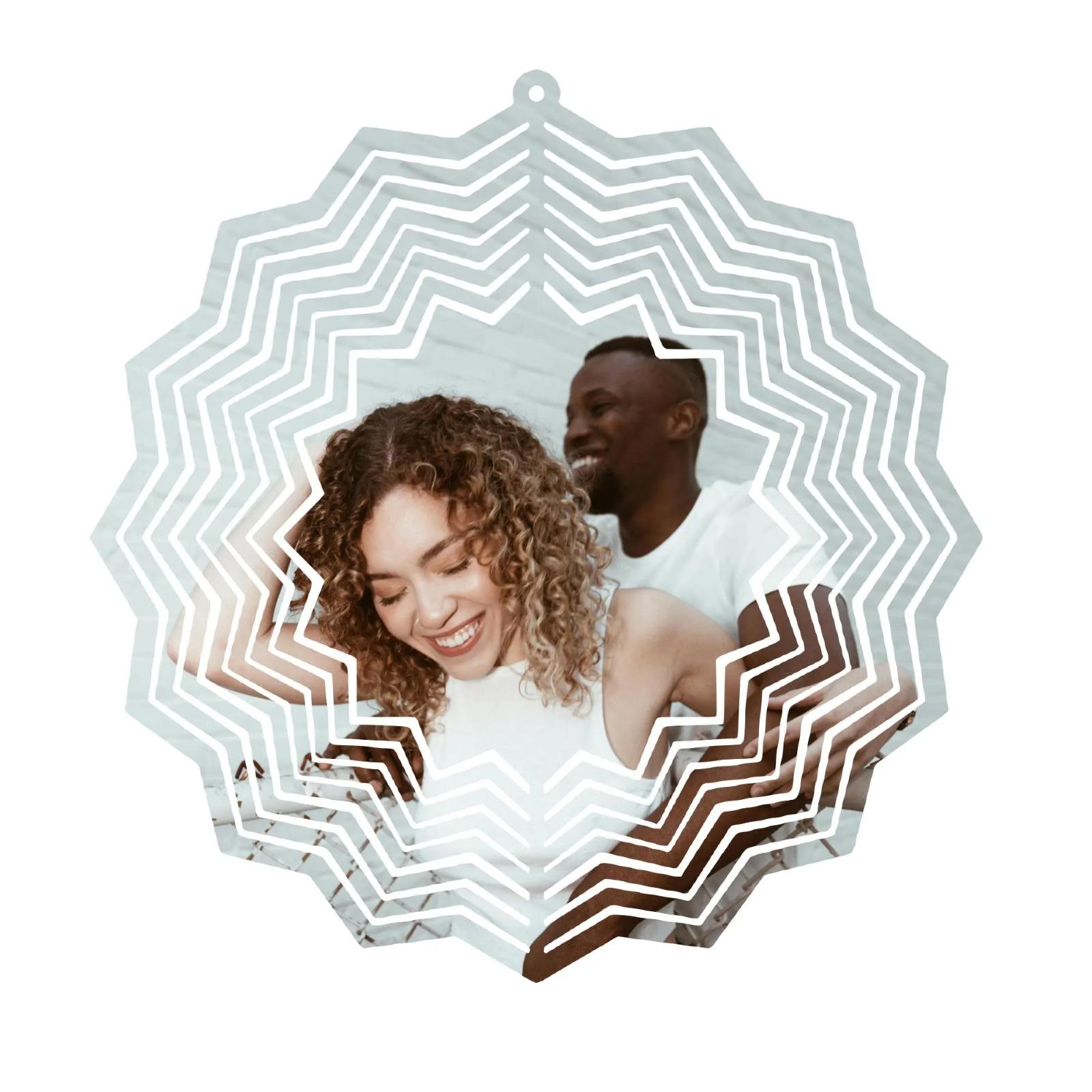 Spinner Sign Frame 40 Wind Spinner Canva Template, Sublimation Wind Spinner Wrap Designs ...