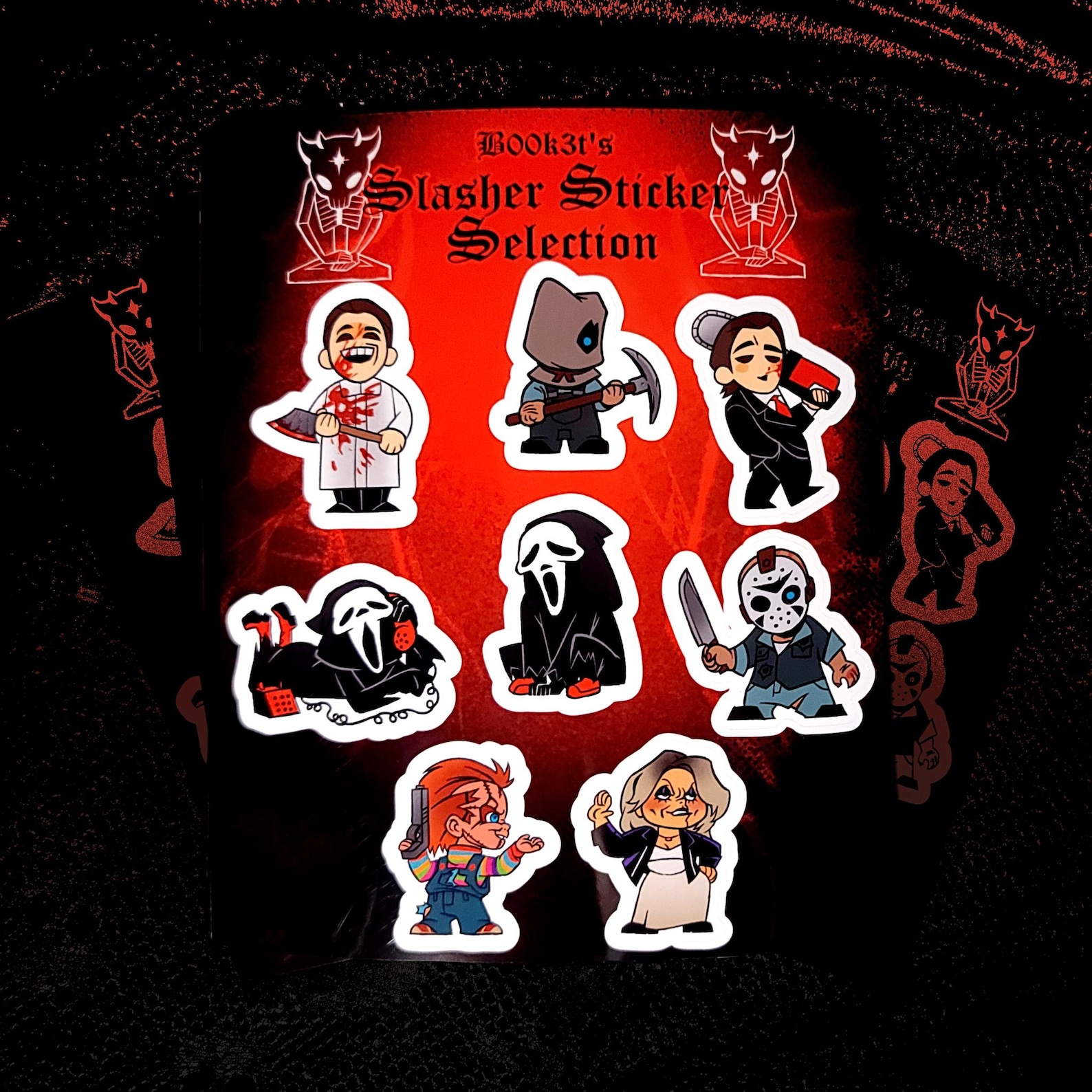 Mini Slasher Sticker Slasher Sticker Sheet - Etsy