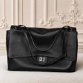 Leather Shoulder Bag, Slouchy Cowhide Leather Tote, Soft Leather Handbag, Women\u2019s Everyday Shoulder Purse, Large Leather Bag product logo