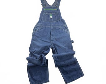 Liberty Mens Denim Bib Overalls 36x30 Made in USA Workwear Carpenter Farm