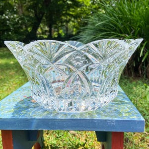 Cristal D'arques 24% Lead Crystal Bowl, Made in France - Etsy