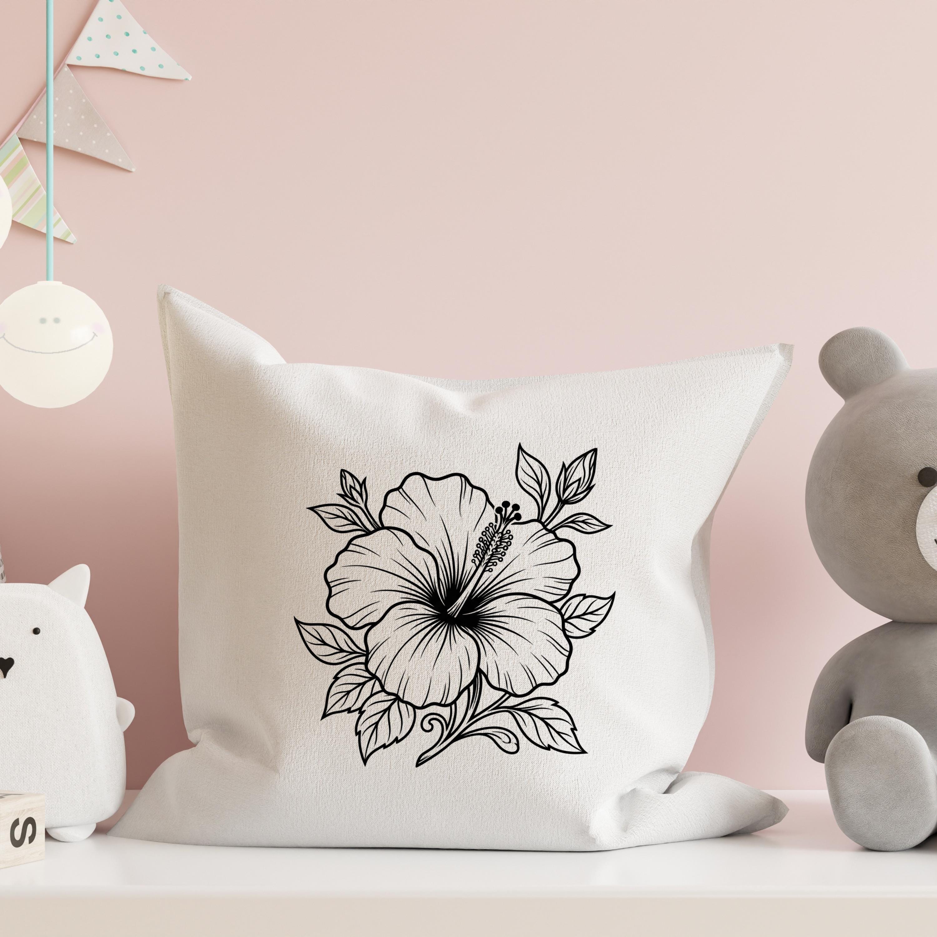 Hibiscus Flower SVG, PNG, Tropical Floral Design,hawaiian Flowers SVG ...