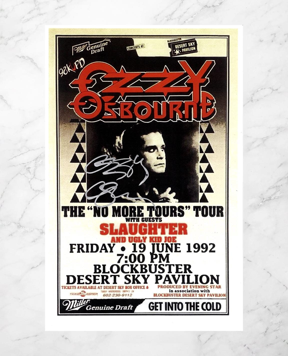 Signed ozzy osbourne memorabilia - Etsy 日本