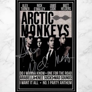 Arctic monkeys autograph - Etsy 日本