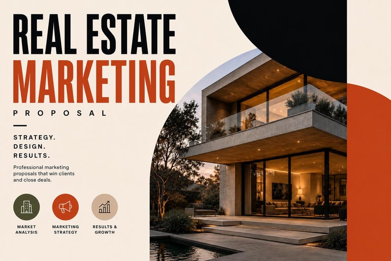 Real Estate Marketing Proposal Template, Luxury Real Estate ...