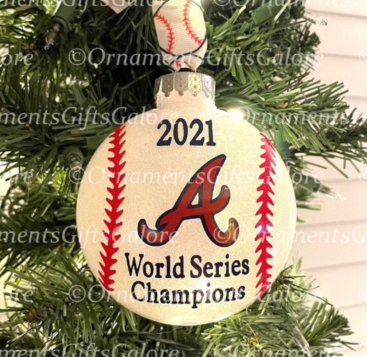 Atlanta Braves™ 2021 World Series Ornament - Digital Dreambook