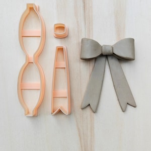 Pottery Bow Template Cutter Set | 3D Printed Clay Tool for Hand Building | Bow Mug 3D Forms