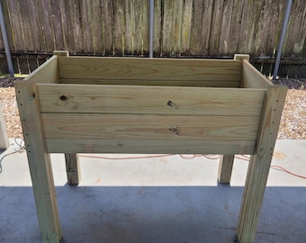 Raised Herb Garden Bed - DIY Build Plans - Step-by-Step PDF with Cut List and Photos