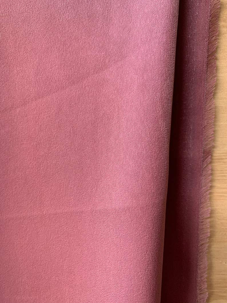 Beautiful Mauve Pink Woven Dress Fabric 1 Yard Ultra Soft and - Etsy