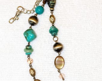 Turquoise purse/bag charm