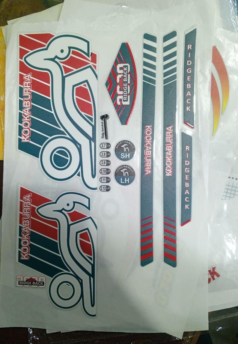 Kookaburra Cricket Bat Stickers Beast Aura And More Full Set Kookaburra Cricket Bat Stickers Beast Aura And More Full Set