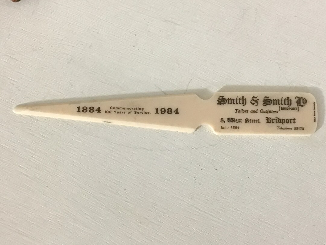 Vintage Advertising Letter Openersmith and Smithstailors Etsy