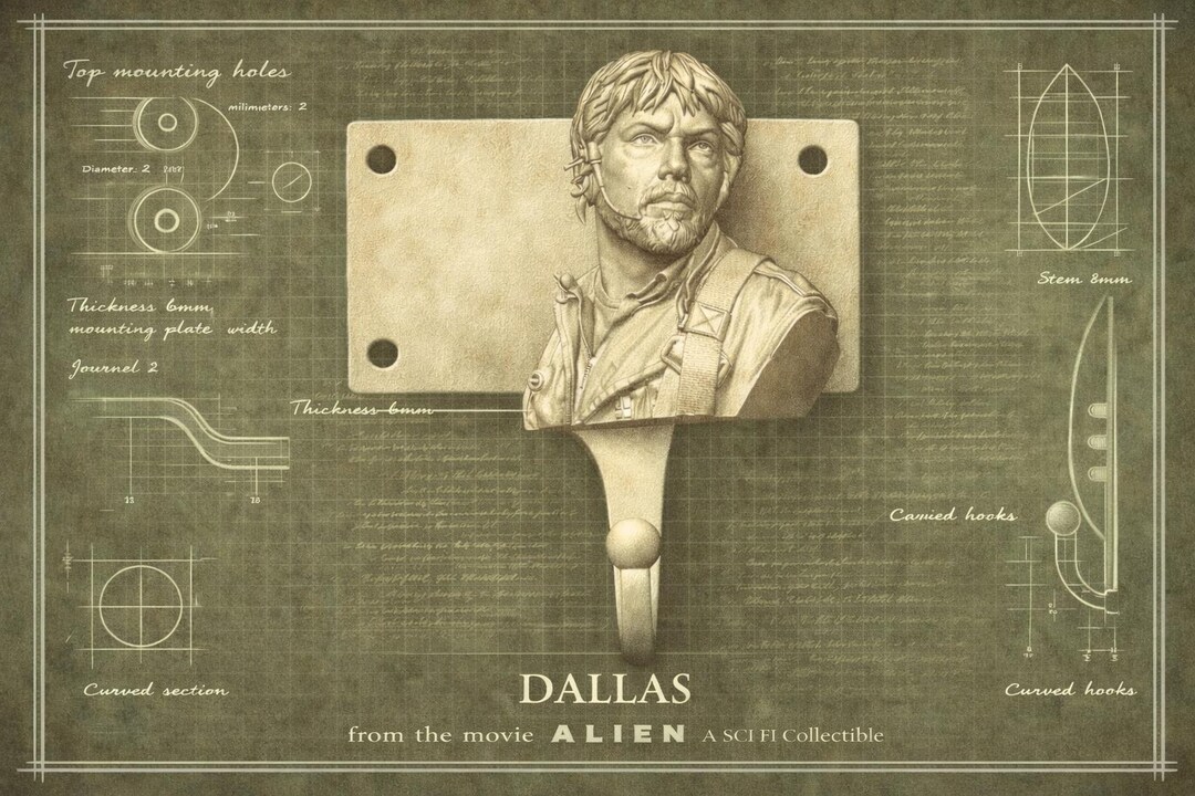 DALLAS From the Movie ALIEN Wall Hook - Etsy