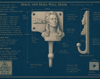 Gancho de pared Maya de Space 1999