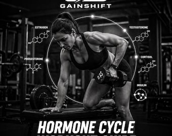 Hormon-Zyklus Workout Anleitung PDF | Trainiere mit Deinem Zyklus | Frauen-Zyklus-Synchronisation Fitness-Plan | Weibliches Hormon Training PDF