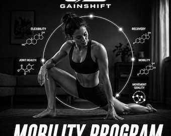 Mobilititätsprogramm PDF | 30-Tage-Flexibilität & Beweglichkeit-Reset | Bewegen Sie sich besser Zug härter | Tägliche Beweglichkeits-Routine zum Downloaden