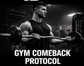 Gym Comeback Plan Printable | 8-Wochen-Trainings-Reset-System | Fitness-Planer PDF | Never Quit Trainingsprogramm
