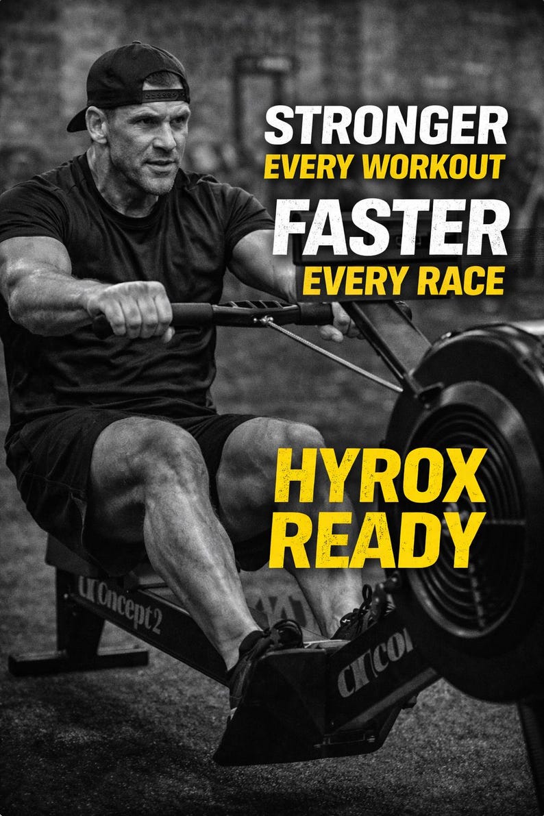Plan treningowy HYROX w formacie PDF | 12-tygodniowy program przygotowawczy do wyścigu | Trening hybrydowy | Przewodnik po Hyroxie dla początkujących i średnio zaawansowanych zdjęcie 8