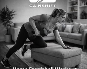 Home Kurzhantel Workout-Plan PDF | 12-Wochen-Ganzkörperprogramm | Kein Fitnessstudio erforderlich Hantel Training Guide für Männer und Frauen Download