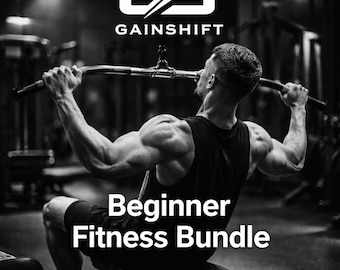 Anfänger Workout Plan Printable | Starter Fitness Bundle PDF | Gym Plan für Anfänger | Die ersten 4 Wochen Trainingssystem