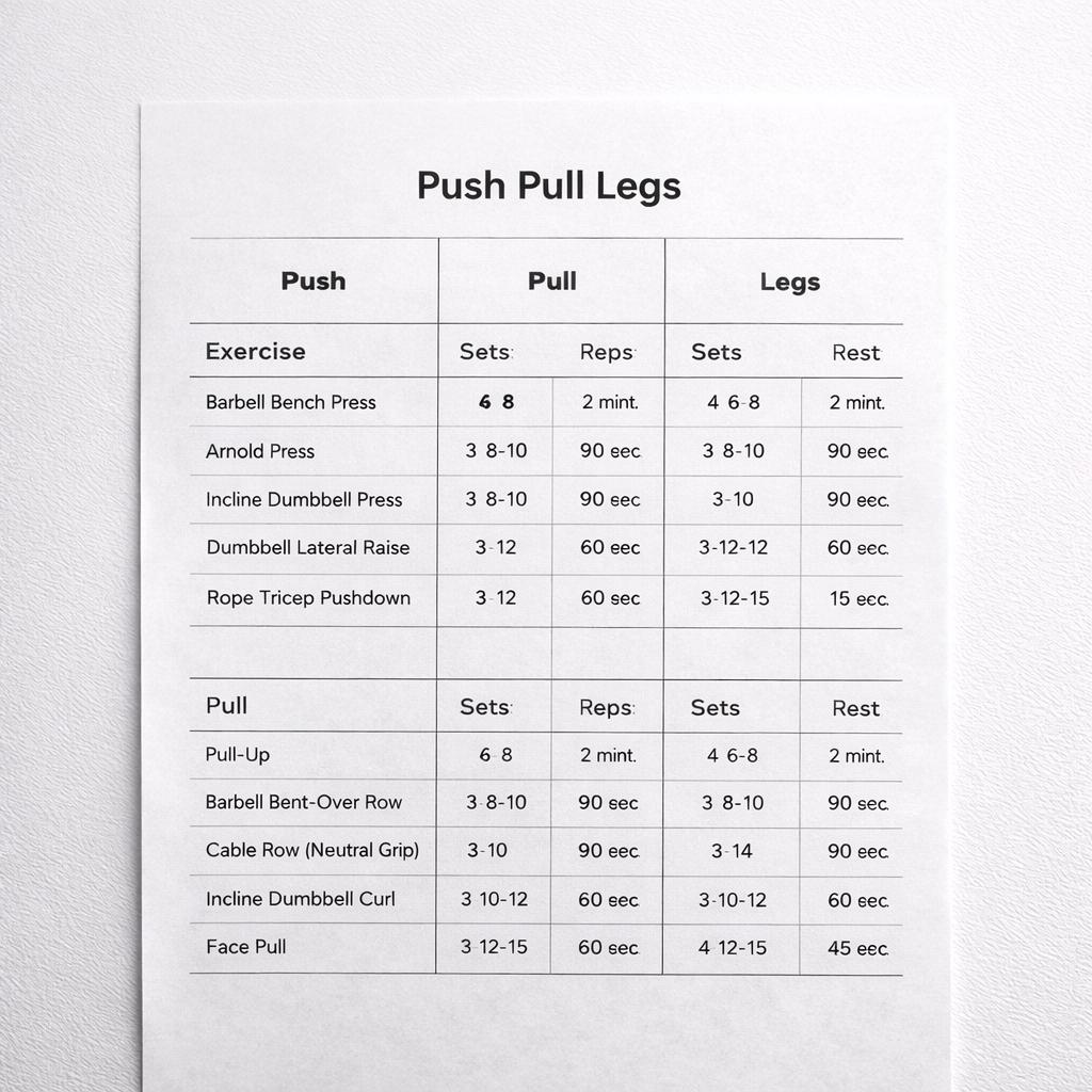 12 Week Workout Plan Printable | Gym Fitness System PDF | Strength ...