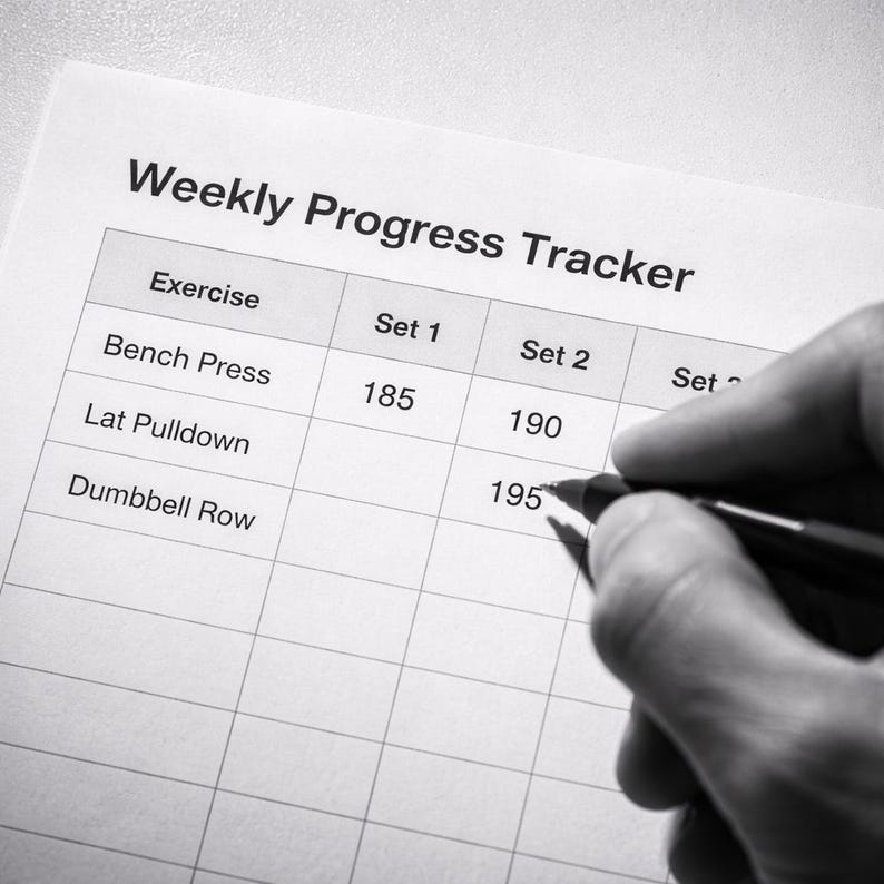 Beginner Workout Plan Printable | Starter Fitness Bundle PDF | Gym Plan for Beginners | First 4 Weeks Training System image 6