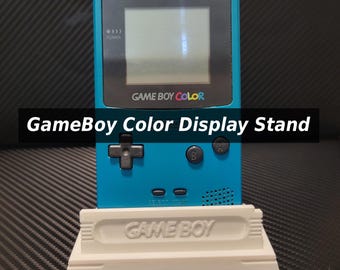 GameBoy Color Display Stand - Cartridge Themed Console Holder