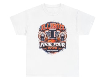 Illinois Final Four 2026 Shirt – Indianapolis March Madness Illini Basketball Graphic Tee