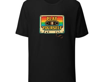 Unisex t-shirt Play Yourself Retro Cassette Shirt