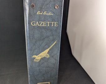 Game Bird Breeders Gazette Monthly 1959 complete year in Hardback Binder