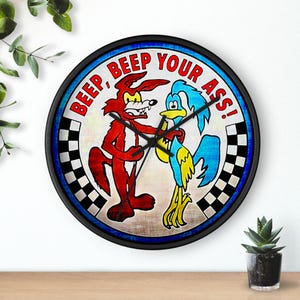 Mopar Beep Beep Clock | Vintage Service Station Sign Wall Art /Garage Decor/Retro/Mechanic Gift/Fathers Day/Man Cave