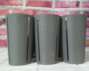 3D Printed Seed Starter Pots | Set of 9 | Drainage Holes | Garden Seedling Tray | PLA | Gardening Gift