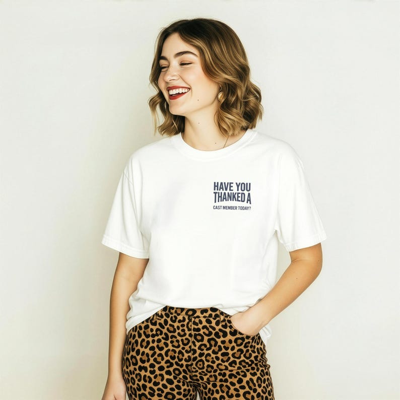 Cast Member Appreciation Society T Shirt, Disney World Tee, Disney Inspired Shirt, Theme Park Fan Gift, Magic Lover Top, Disney Parks Shirt image 6