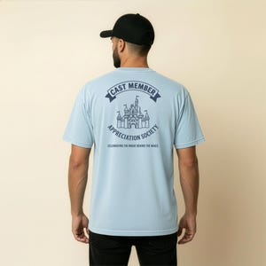 Cast Member Appreciation Society T Shirt, Disney World Tee, Disney Inspired Shirt, Theme Park Fan Gift, Magic Lover Top, Disney Parks Shirt image 2