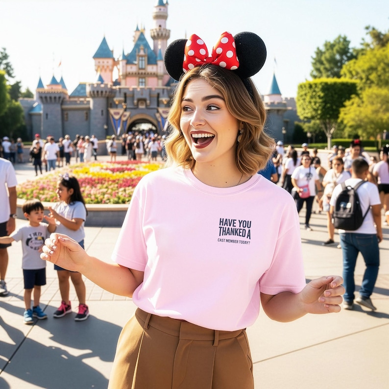 Cast Member Appreciation Society T Shirt, Disney World Tee, Disney Inspired Shirt, Theme Park Fan Gift, Magic Lover Top, Disney Parks Shirt image 5