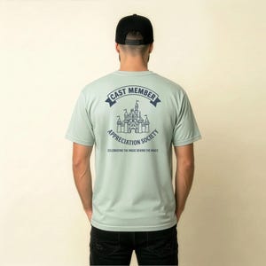 Cast Member Appreciation Society T Shirt, Disney World Tee, Disney Inspired Shirt, Theme Park Fan Gift, Magic Lover Top, Disney Parks Shirt image 3