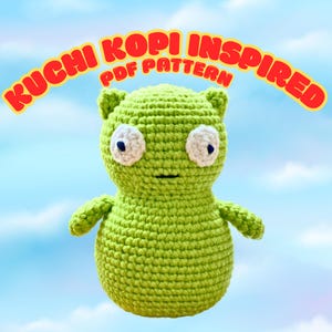 Kuchi Kopi | Bob's Burgers Inspired Plushie Stuff Toy Crochet Amigurumi PDF Pattern