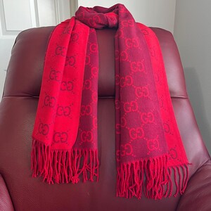 Gucci Monogram Scarf - Etsy
