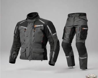 Ignite waterdichte set jas en broek | Professionele motoruitrusting voor toertochten