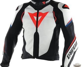 Giacca in pelle da corsa DAiNESE / Protezione professionale CE