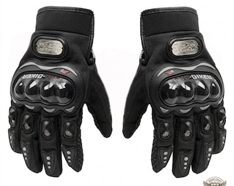 Lange motorhandschoenen | Hard knokkelpantser, Biker Racing-bescherming