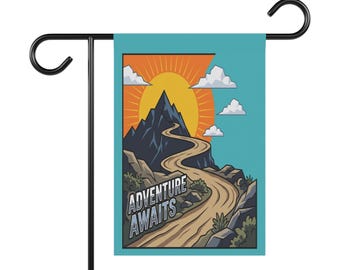 Adventure Awaits Garden Flag | House Banner